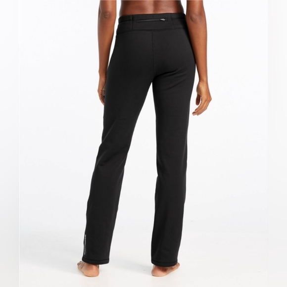 L.L. Bean Women's PrimaLoft ThermaStretch Fleece Pants, Mid-Rise Straight-Leg - Picture 2 of 16